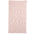 Strandlaken 180x100, Swirl Roze-wit