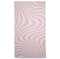 Strandlaken 180x100, Swirl Lila-Geel