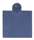 Poncho S, Silk Blue